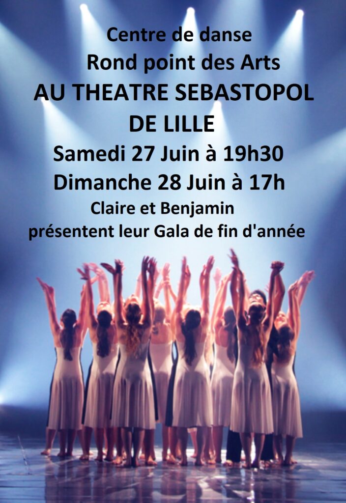 Affiche du stage de danse les 27 et 28 Juin 2026.